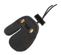 ERINGOGO Cow Leather Finger Protector Tab for Recurve Hunting Finger Guard Preventing String Pressure and Injury Comfortable Secure Fit for Outdoor Sports Enthusiasts