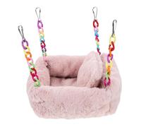 ERINGOGO Cozy Hamster Tubular Bed with Two Design Lightweight Hanging Hammock and Private Hideout for Small Pets Including Squirrels Guinea Pigs Chinchillas Rats and Ferrets