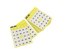 ERINGOGO Creative Bingo Paper Game Cards for Adults Coated Material Random Color Intellectual Development Plaything for Family and Group Fun Random Color