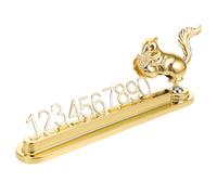 ERINGOGO Creative Car Temporary Parking Plate with Cute Squirrel Design Easy to Read Number Display for Vehicle Stop Dashboard Telephone Number Card for Auto Accessories