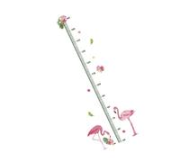 ERINGOGO Creative Height Ruler Wall Sticker for Kids with Lovely Cartoon Animals Design, Green PVC Material, Easy to Apply Growth Record Decal, for Children's Spaces and Amusement Parks