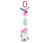 ERINGOGO Creative Plush Crib Hanging Pendant Sensory with Soft Wind Chime for Calming and Grasping Development Suitable for Cradle and Pram Use
