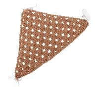 ERINGOGO Creative Reptile Hammock for Lizards and Bearded Dragons with Brown Cotton Rope, Not Easy to Tear and Expand Pet's Living Space, Includes Suction Cups for Easy Installation