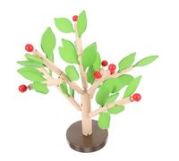 ERINGOGO Creative Wooden Tree Building Set DIY Handcraft Educational for Develops Hand Eye Coordination and Imagination Vivid Colors for Early Learning Activities Green