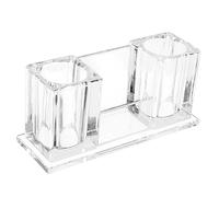 ERINGOGO Crystal Acrylic Microphone Stand Tabletop Mic Holder for Desk Use Acrylic Mic Stand for Home Studio Ktv Karaoke Night
