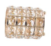 ERINGOGO Crystal Makeup Brush Holder Desktop Organiser with White Crystal Material and Stylish Design for Birthday and Housewarming, Functional Brush Storage and Desktop Adornment