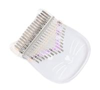 ERINGOGO Crystal Thumb Piano Keys Acrylic Cat Shaped Kalimba for Boys and Girls and Adults Easy to Play Finger Piano Keys Musical