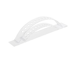 ERINGOGO Curved Storage Rack for Makeup Tools Pen Showing Holder Arc Design Makeup Brush Storage Rack for Bathroom Countertop Organization