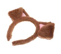 ERINGOGO Cute Dalmatian Dog Ear Headband Lightweight Furry Animal Costume Prop for Women Halloween Cosplay Party Festivals and Themed Events