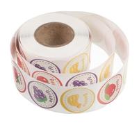 ERINGOGO Cute Fruit Stickers for Boy Girl Self-Adhesive Designs Classroom Reward Stickers for Back to School Copperplate Paper Seal Labels for Teachers Parents