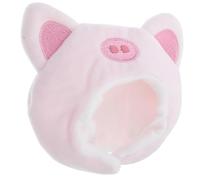 ERINGOGO Cute Pig Cosplay Headwear Small Handmade Mini Pig Hats for Dolls Tiny Party Accessories for Christmas Ornaments Decoration and Festive Celebrations