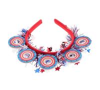 ERINGOGO Decorative Independence Day Hairband Reusable Star Stripes Headband for Festivals Parties and Outdoor Celebrations Comfortable Fit for All Hair Types