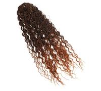 ERINGOGO Deep Curly Ponytail Extension African-inspired Hair Piece with Ventilated Net Cap Secure Fit for Women Versatile Style Suitable for Casual Formal Events