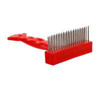 ERINGOGO Dematting Rake Dog Grooming Brush with Stainless Steel Teeth Ergonomic Non-slip Handle Shedding Tool for Hair Dogs Pet Hair Comb for Home and Professional Use