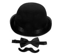 ERINGOGO Detective Cosplay Kit Lightweight Costume Accessories for Dress-up and Pretend Play Includes Mustache and Props for Mystery and Investigation Role-playing
