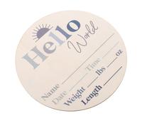 ERINGOGO Discs Monthly Growth Record Cards for Newborns Beautiful Floral Design for Nursery Decor and Photography Capture Precious Moments