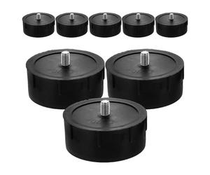 ERINGOGO DIY Cat Tree Parts Cat Scratching Post Tube Caps Easy Installation Stable Connection Plastic and Metal 7X7X4.5Cm for Pet Play Area