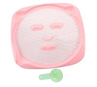 ERINGOGO DIY Face Mask Mold with Measuring Spoon Reusable Seaweed Mask Tray for Even Thickness Facial Beauty Tool Safe for All Skin Types