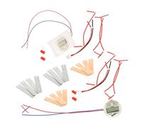 ERINGOGO DIY Fruit Battery Science Kit for Students Electronic Clock Learning with Zinc-copper Electrodes Physics Experiment Supplies for Science Projects and Educational Fun