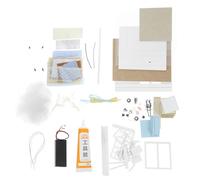 ERINGOGO DIY House Building Kit for Educational Hand Eye Coordination Puzzle Creative Color Recognition Model Safe Motor Skills Development Activity Parent Interactive Craft