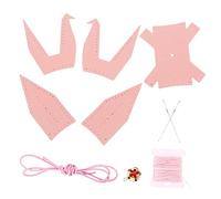 ERINGOGO DIY Leather Origami Crane Pendant Kit Lightweight Car Pendant Decoration Sewing Craft Set with Pre Punched Leather for Easy Handmade Personalization and Stress Relief