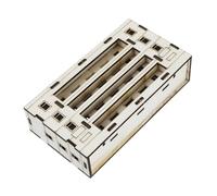 ERINGOGO DIY Miniature Wooden House Model Kit for Sand Table Scenes Detailed Small House Craft for Educational Building Micro Garden Decor Versatile Wooden Miniature for Home Display