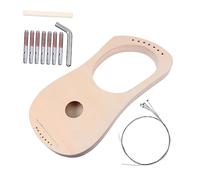 ERINGOGO DIY String Lyre Harp Kit for Handmade Wooden String Instrument with Easy Assembly Creative Painting Musical Education Childrens Parent Interaction