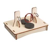 ERINGOGO DIY Wooden Dc Motor Building Kit for Stem Educational Science Experiment Encourages Creativity and Learning in Student Cognitive Craft Model for Electrical Exploration