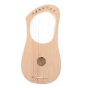 ERINGOGO Diy Wooden Lyre Harp Kit Tuning Key Unfinished Instrument for Lyre Making Craft Toys for Adults Boys and Girls