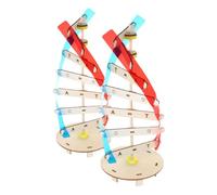 ERINGOGO Dna Double Helix Model Kit for Biology Classroom Science Teaching DIY Wooden Structure for Stem Education Genetics Experiment for School Projects and Life Science Learning