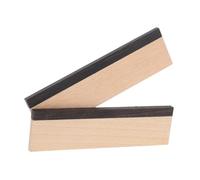 ERINGOGO Dobro Resophonic Bridge Saddle Maple Ebony Cut Slotted Pure Bone Pins for Acoustic Guitar