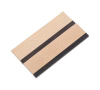 ERINGOGO Dobro Resophonic Guitar Bridge with Cut and Slotted Maple Saddle and Ebony Top Untrimmed Uncut Slotted Replacement for Spider Resonator Acoustic Guitar