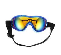 ERINGOGO Dog Sunglasses for Large Breeds with UV Protection Adjustable Straps Windproof Snowproof Pet Goggles for Hiking Driving Cycling Durable and Comfortable Eye Protection for Dogs