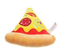 ERINGOGO Dog Toys for Puppies Hamburger Shaped Squeaky Chew Toy Soft for Biting Teething