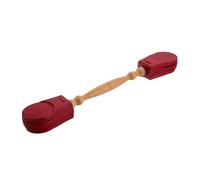 ERINGOGO Double-Headed Wooden Castanets for Children Hand Clapper Percussion Instrument Easy-to-Use Hand Clapper Design and Dual Tones for Music Education and Rhythm Practice