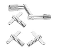 ERINGOGO Drum Key Assembly Tool Z-shape and T-shape Tuning Wrenches for Drummers and Percussion Hardware Includes Drum Key Holder for Easy Access during Drumset Setup