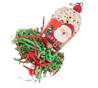 ERINGOGO Durable Hanging Parrot Chew for Caged Birds Wear Resistant Natural Material Bird Cage Suspended for Fun Chewing and Shredding Easy to Attach