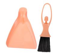 ERINGOGO Dustpan and Brush for Hamster Cage Cleaning Portable Small Animal Dustpan Broom Combo for Desktop Car Interior Plastic Pet Cage Cleaning Tool