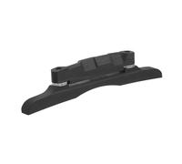 ERINGOGO Ebony Mandolin Bridge Saddle Wooden Replacement Part for Mandolin with Rich Sound and Precise Intonation, Delicate Shape Suitable for Rehearsals and Playing on The Go