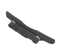 ERINGOGO Ebony Wooden Mandolin Bridge for Precise Intonation and Expressive Sound, Black Mandolin Part with Sl esign and Delicate Shape, for Rehearsals and Playing on The Go