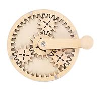 ERINGOGO Educational Busy Board for DIY Manual Plaything with Gear Timer Portable Montessori Activity for Problem Solving Creative Thinking and Parent Interaction Safe Natural Wood Material