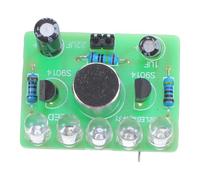 ERINGOGO Educational DIY Electronic Project Kit with Voice-controlled Melody Light Practice Soldering Circuit Board for Beginners Interactive Light Display for Skill Development and Fun