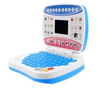 ERINGOGO Educational Laptop for LED Screen Music Feature Interactive Learning Simulation Computer for Early Childhood Development Blue