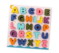 ERINGOGO Educational Matching Building Blocks Colorful Alphabet Puzzle for Early Learning Stimulates Geometry Recognition Enhances Fine Motor Skills and Critical Thinking
