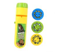 ERINGOGO Educational Projection Flashlight with Animal Patterns Hands Cognition Plaything for Brain Development and Attention Training Smooth Surface Battery Not Included