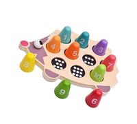 ERINGOGO Educational Wooden Boys and Girls Puzzle Number Matching Game Toy Learning Toys for Boys and Girls