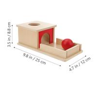 ERINGOGO Educational Wooden Interactive Box for Early Learning Game Smooth Material Enhances Social Communication and Cognitive Skills Creative Montessori Puzzle