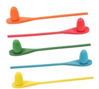 ERINGOGO Egg Spoon Race Game Balance for Birthday Party Games Outdoor Relay Challenge Abs Material for Balance Training and Endurance Development