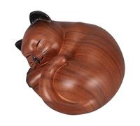 ERINGOGO Elegant Resin Cat Statue Sculpture Pet Urn for Cat Ashes or Small Animal Ashes, Nontoxic Decorative Urns Addition Suitable for Indoor Pet Memorials and Keepsakes