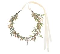 ERINGOGO Elven Flower Handmade Floral Headpiece for Renaissance Cosplay and Festivals Unique Shaped Design Nature-inspired Hair Wreath for Women and Girls for Weddings and Masquerade